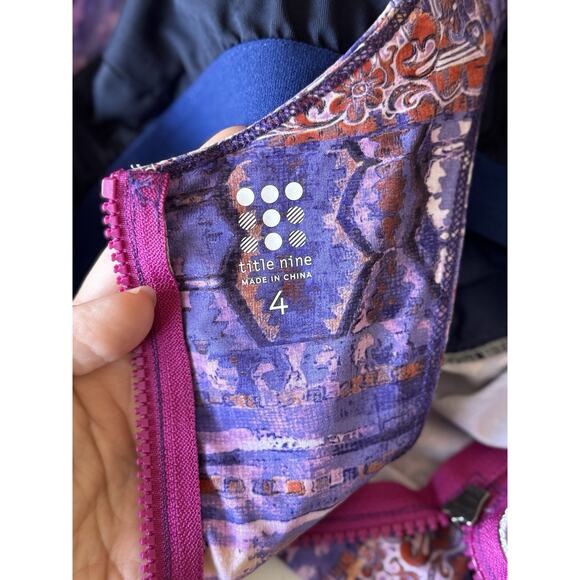 Title Nine Nimblene Dress Outdoor Golf Athletic Tropical Print Shelf Bra, 4 - Picture 9 of 11